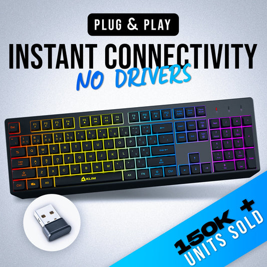 KLIM Chroma Wireless Gaming Keyboard - KLIM Technologies