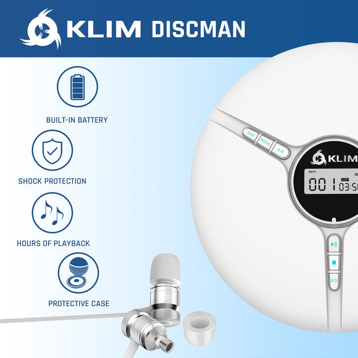 KLIM Discman Portable CD Player - KLIM Technologies