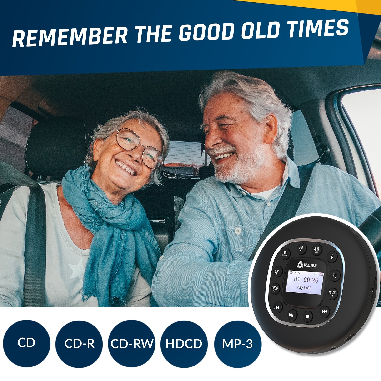 KLIM Journey Portable CD Player | SD Card Reader – KLIM Technologies