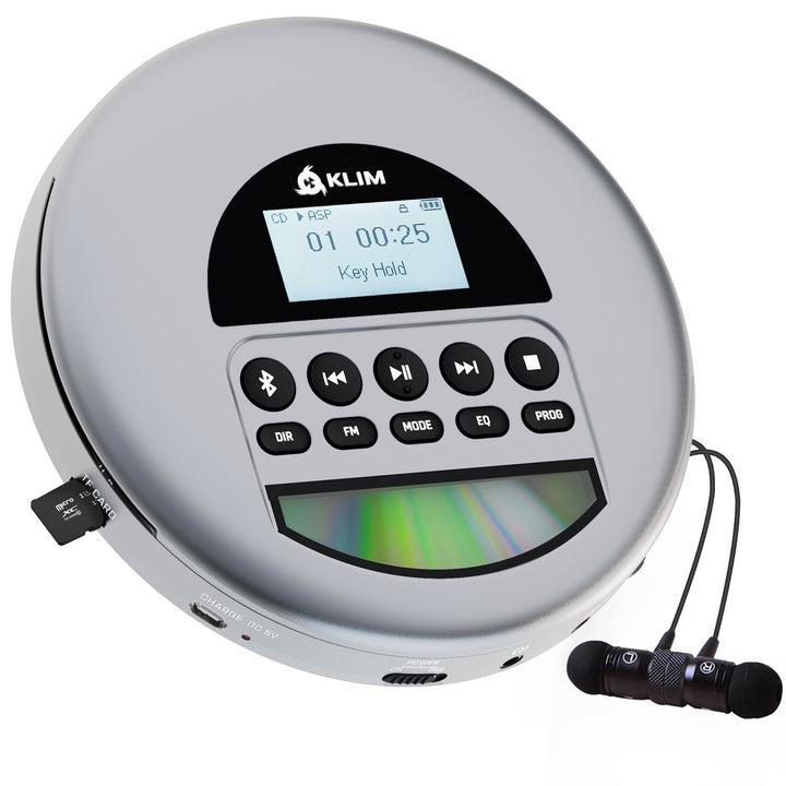KLIM Nomad Portable CD Player with Bluetooth - KLIM Technologies