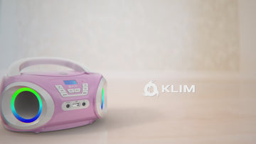 KLIM Candy Lecteur CD Enfant - Nouveauté 2023 - Radio FM - Piles incluses - Lecteur  CD Radio Rose Mignon
