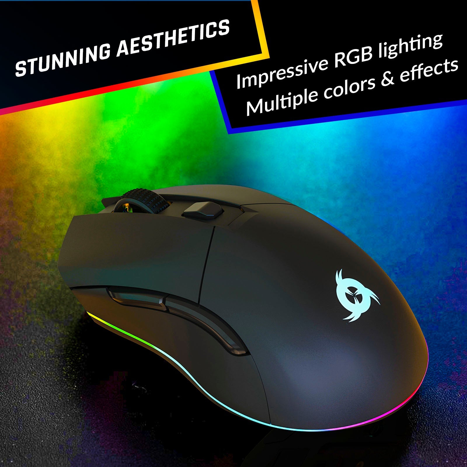 KLIM Blaze Pro Wireless RGB Gaming Mouse | Charging Base Included ...