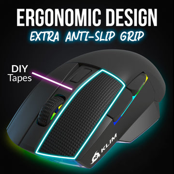 KLIM Blaze X Souris RGB Gamer Sans Fil