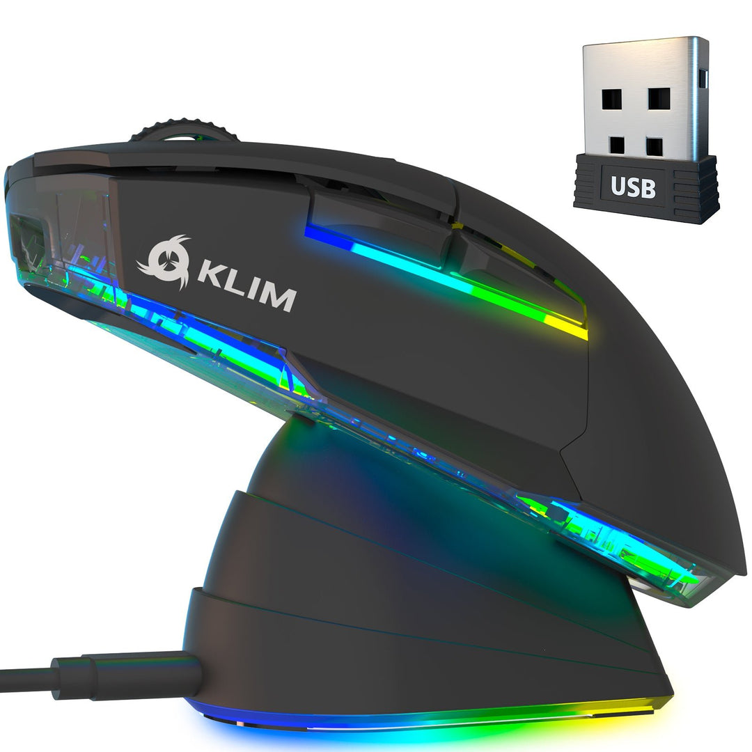 KLIM Blaze X Souris RGB Gamer Sans Fil