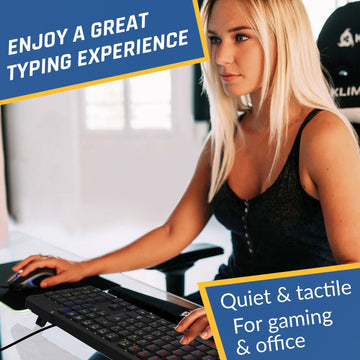 KLIM Chroma Tastiera Wireless ITALIANA - Retroilluminata Per Gaming E Lavoro - Foto 6