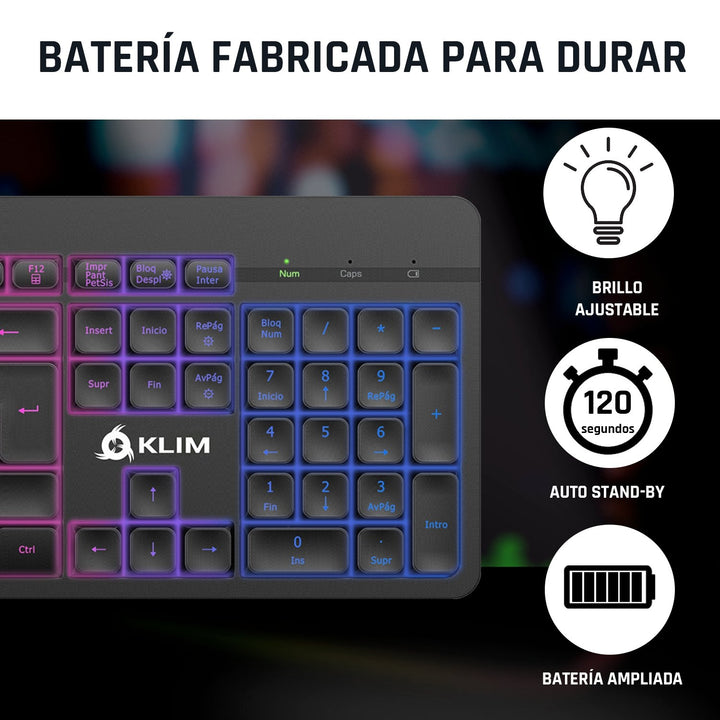 KLIM Light V2 Wireless Gaming Keyboard - KLIM Technologies