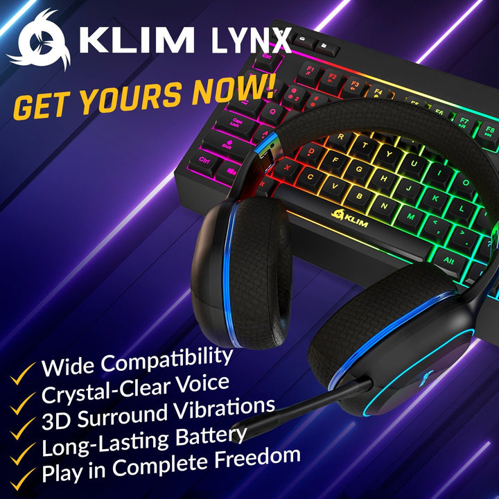 KLIM Lynx Wireless Headset - KLIM Technologies