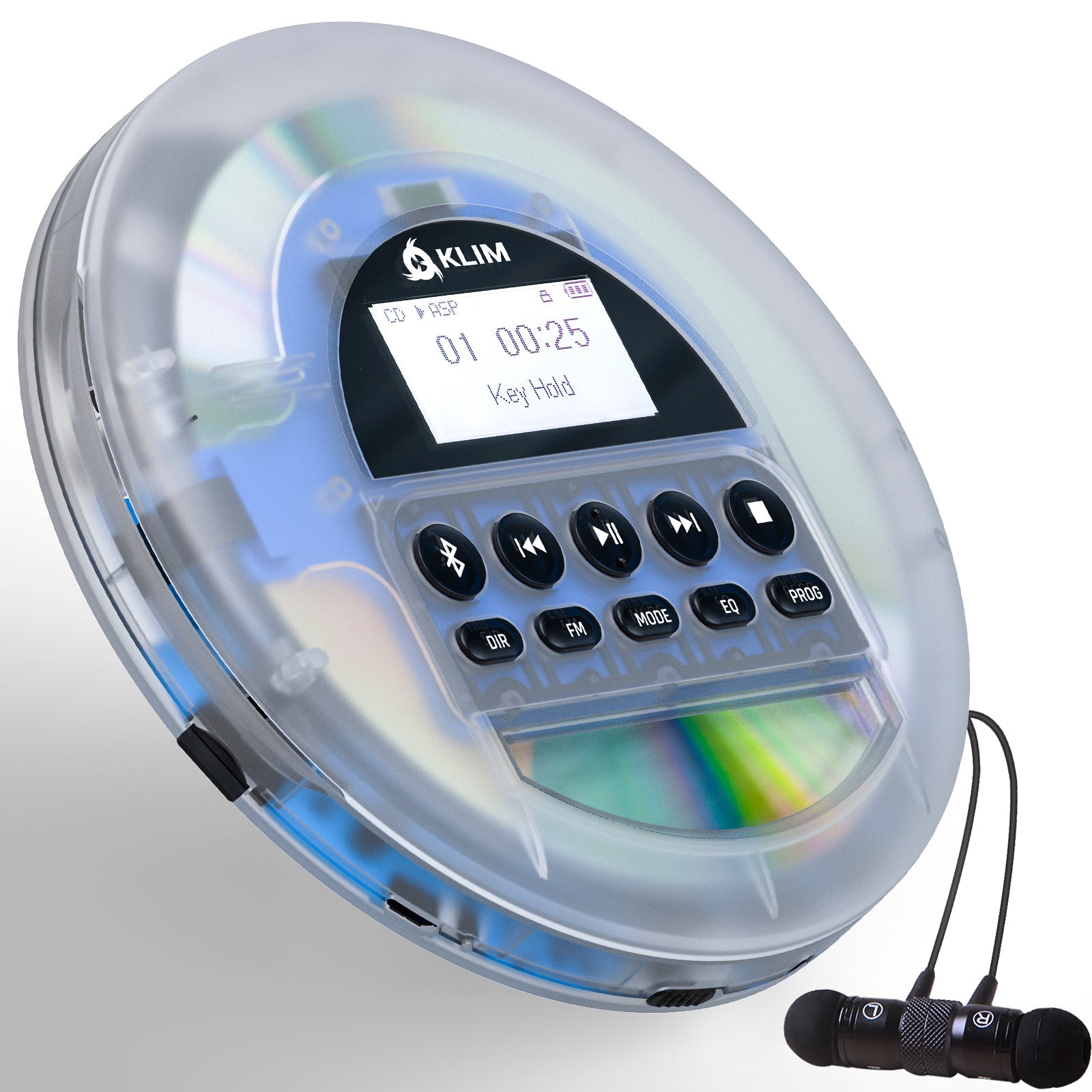 KLIM Nomad Portable CD Player with Bluetooth KLIM Technologies