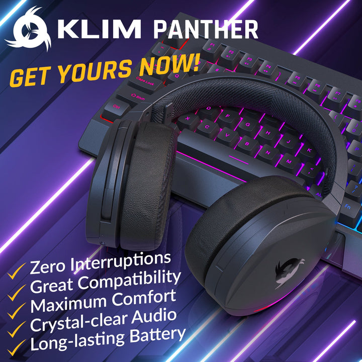 KLIM Panther Wireless Gaming Headset - KLIM Technologies
