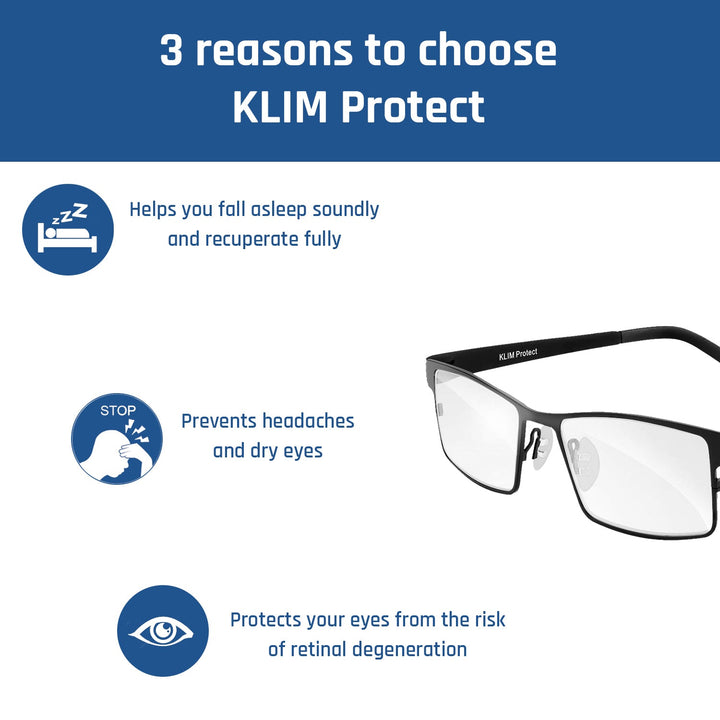 KLIM Protect Blue Light Glasses - KLIM Technologies