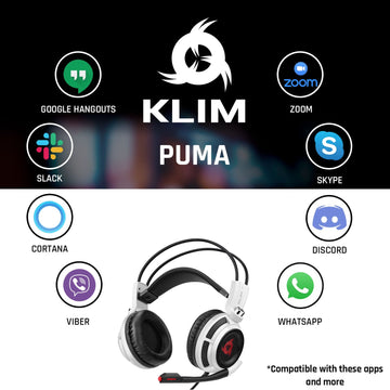 KLIM Panther Wireless Gaming Headset - Superior Sound – KLIM