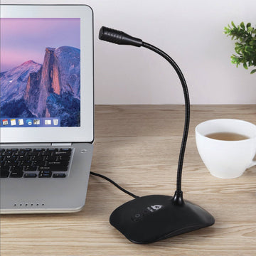Pc Microphone KLIM Lingo USB Desktop Microphone - Plug & Play, With Pc Microphone KLIM Lingo USB Desktop Microphone - Plug & Play, With