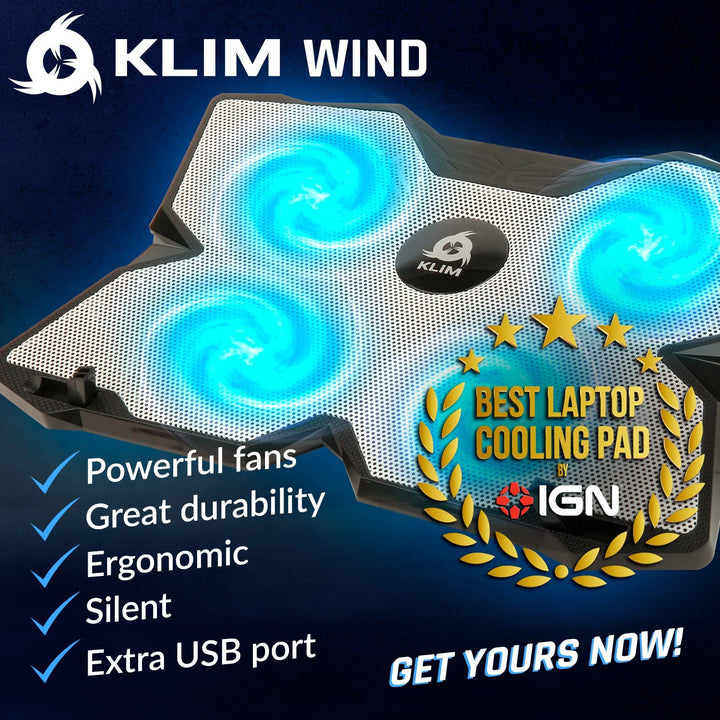 KLIM Wind Laptop Cooling Pad - KLIM Technologies